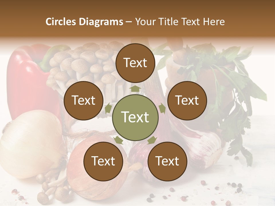 Kitchen Onion Green PowerPoint Template