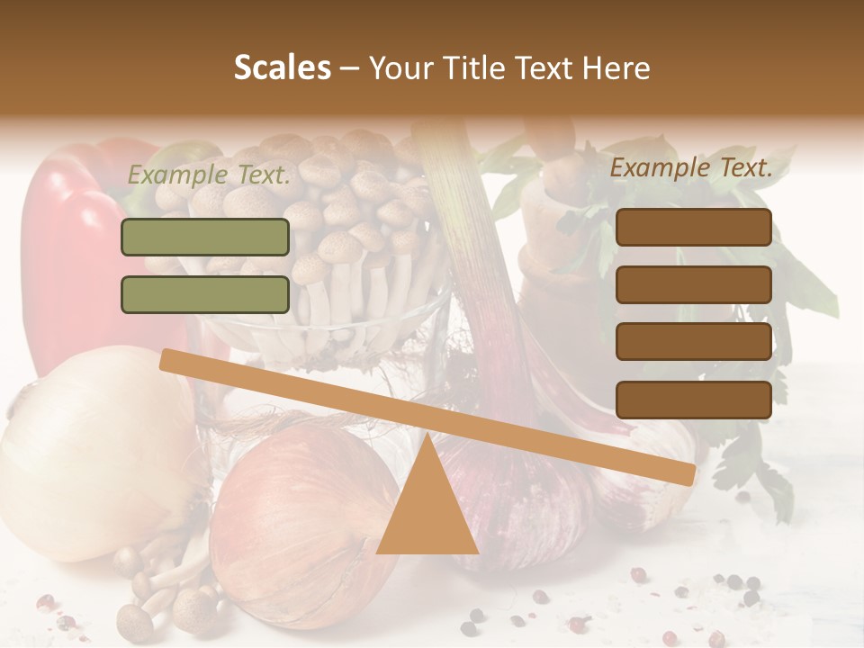 Kitchen Onion Green PowerPoint Template