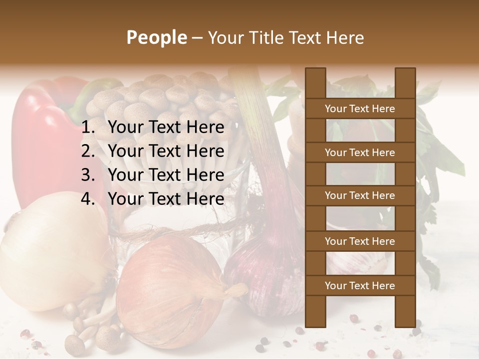 Kitchen Onion Green PowerPoint Template