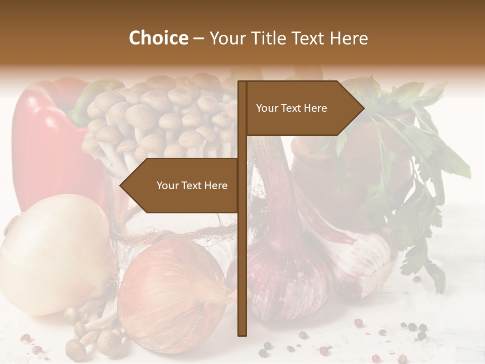Kitchen Onion Green PowerPoint Template
