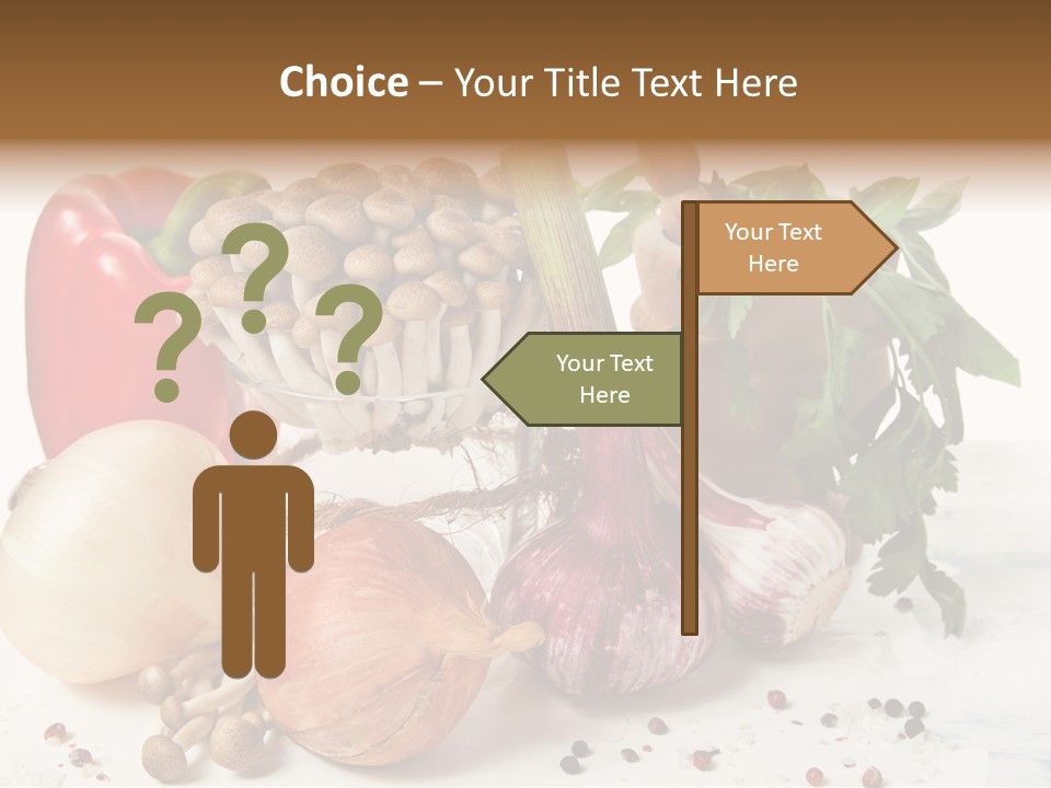 Kitchen Onion Green PowerPoint Template