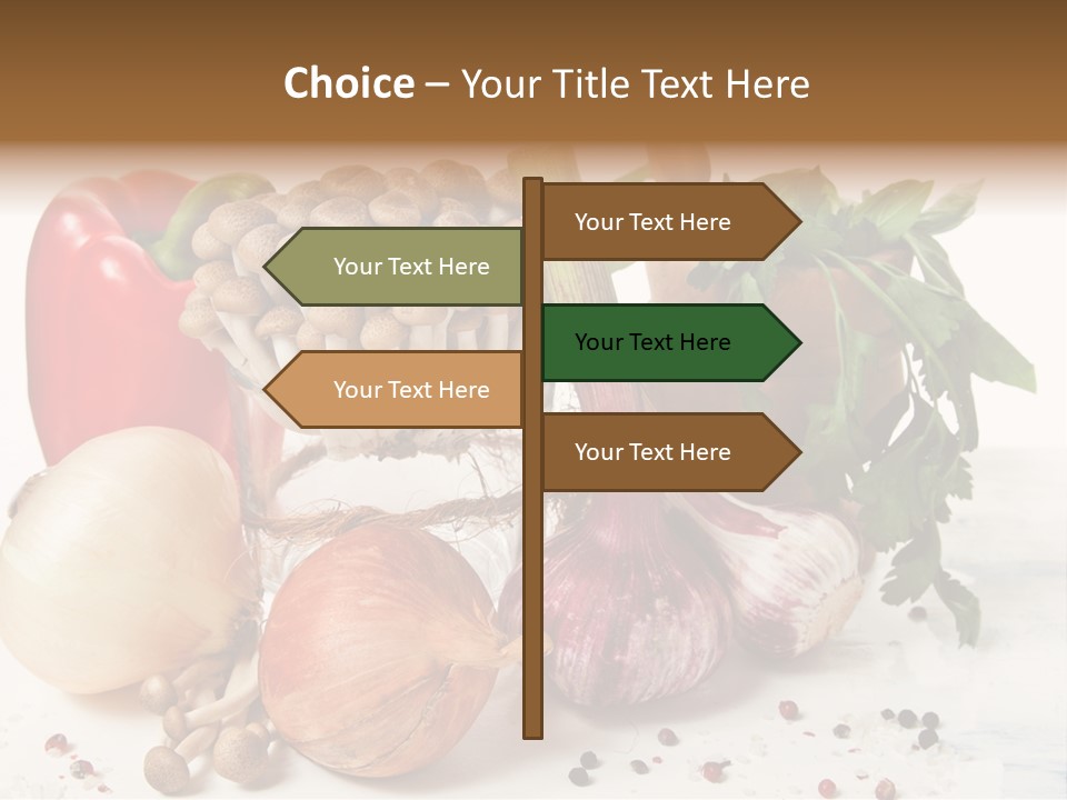 Kitchen Onion Green PowerPoint Template