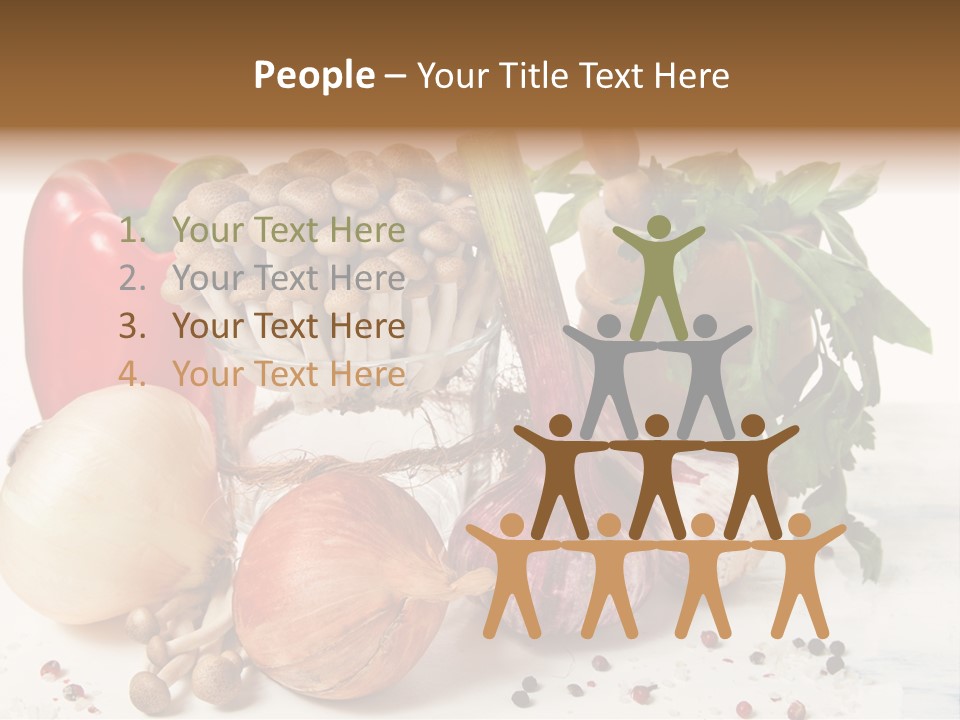 Kitchen Onion Green PowerPoint Template