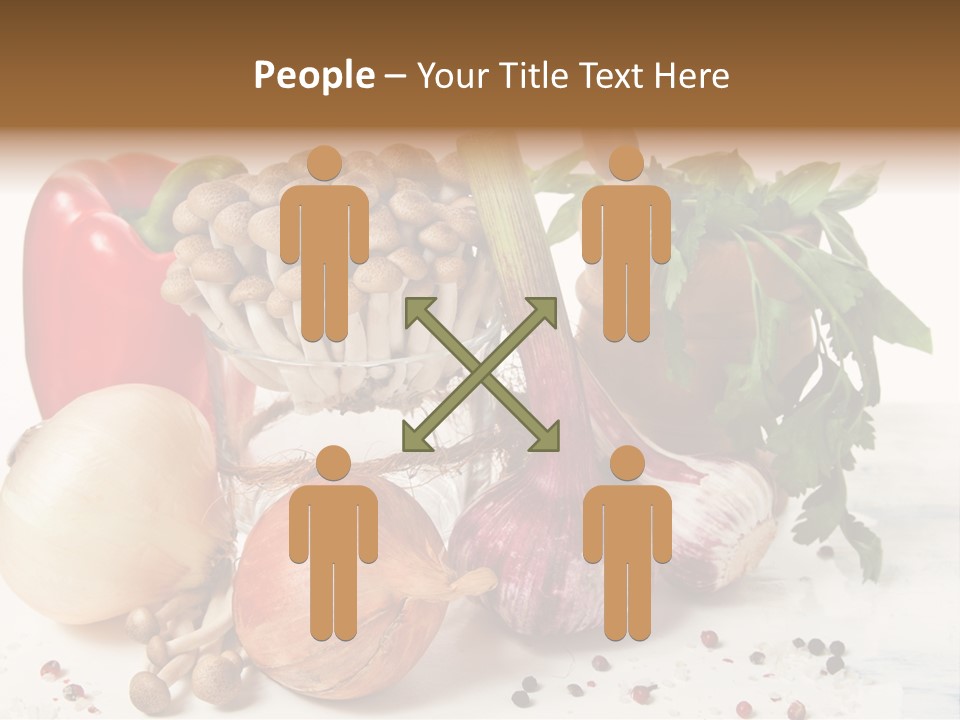 Kitchen Onion Green PowerPoint Template