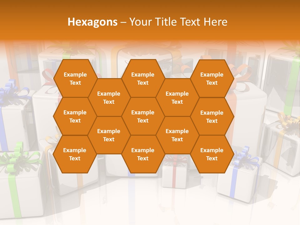 Schleife Gewinn Hochzeit PowerPoint Template