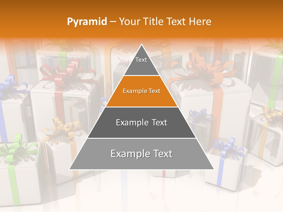 Schleife Gewinn Hochzeit PowerPoint Template