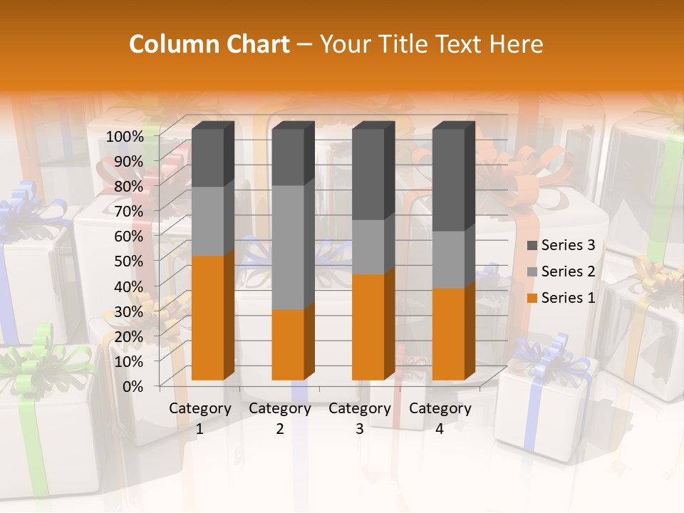 Schleife Gewinn Hochzeit PowerPoint Template