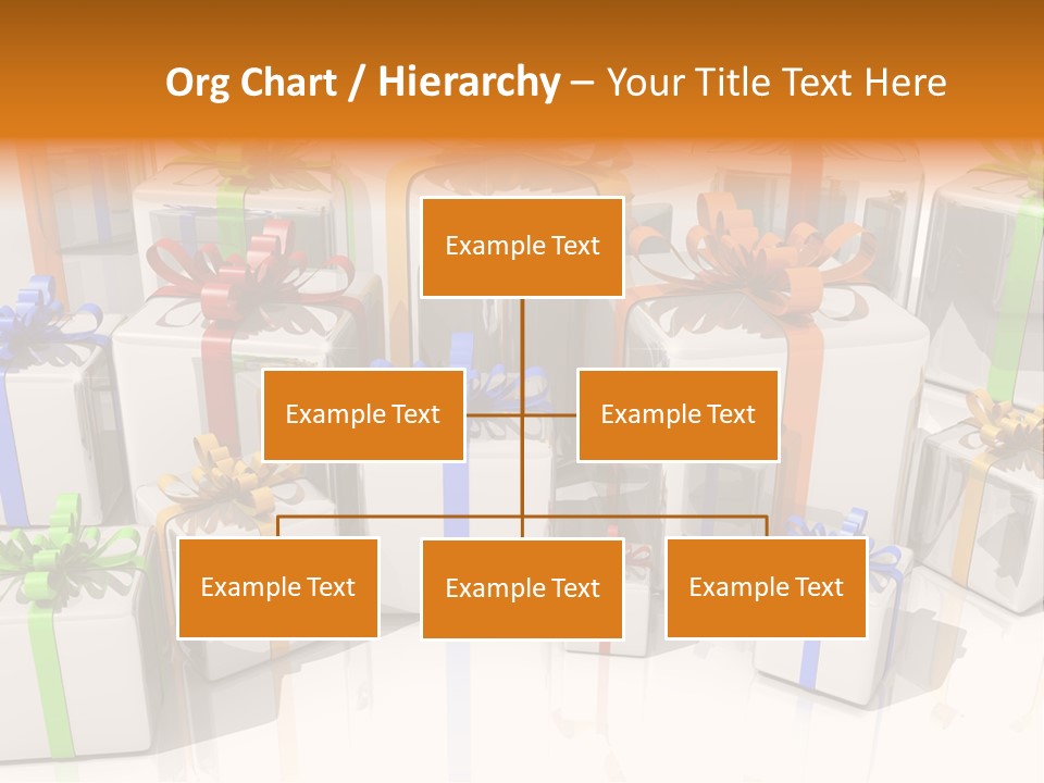 Schleife Gewinn Hochzeit PowerPoint Template