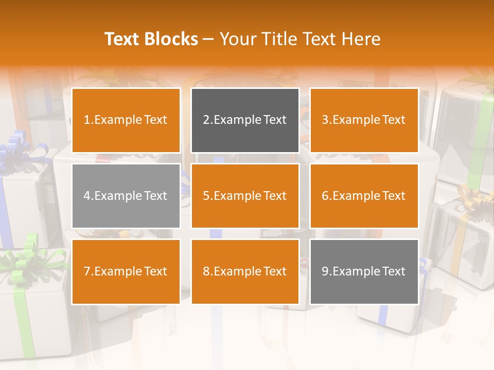 Schleife Gewinn Hochzeit PowerPoint Template