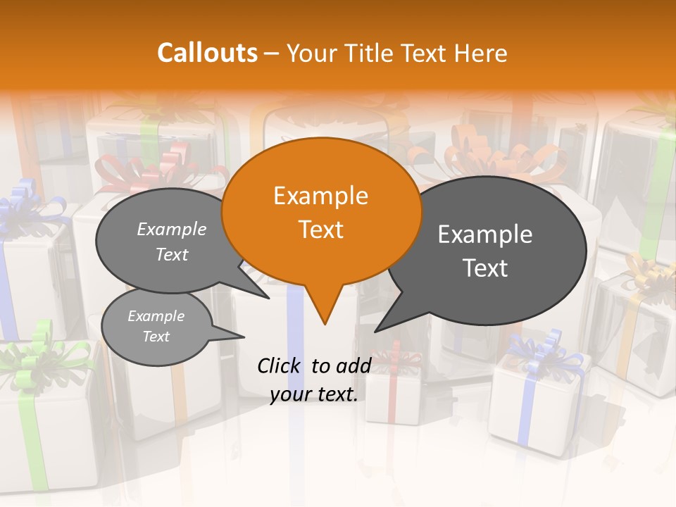 Schleife Gewinn Hochzeit PowerPoint Template