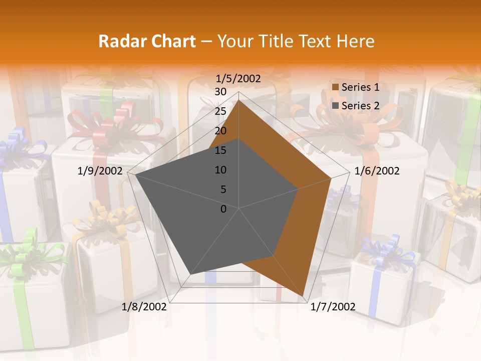 Schleife Gewinn Hochzeit PowerPoint Template