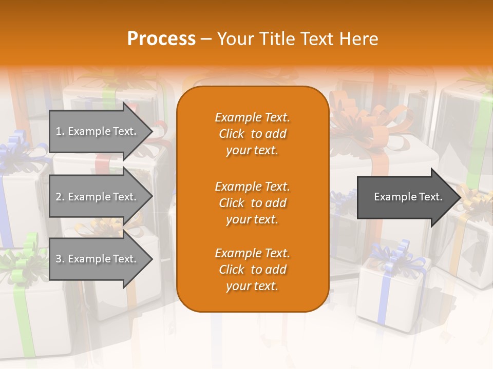 Schleife Gewinn Hochzeit PowerPoint Template