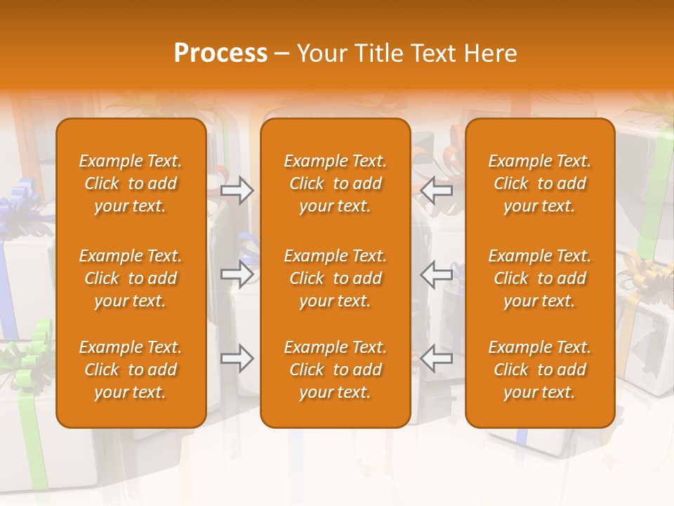 Schleife Gewinn Hochzeit PowerPoint Template