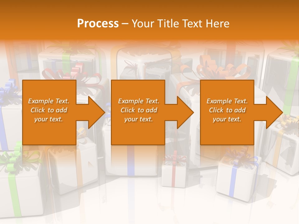 Schleife Gewinn Hochzeit PowerPoint Template