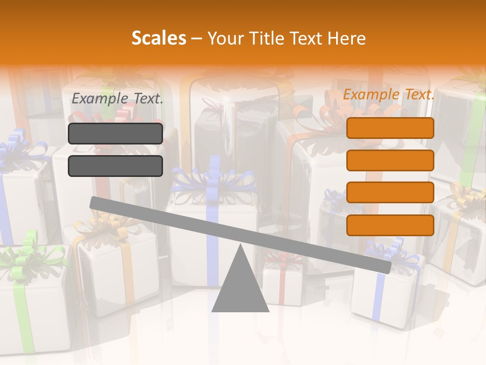 Schleife Gewinn Hochzeit PowerPoint Template