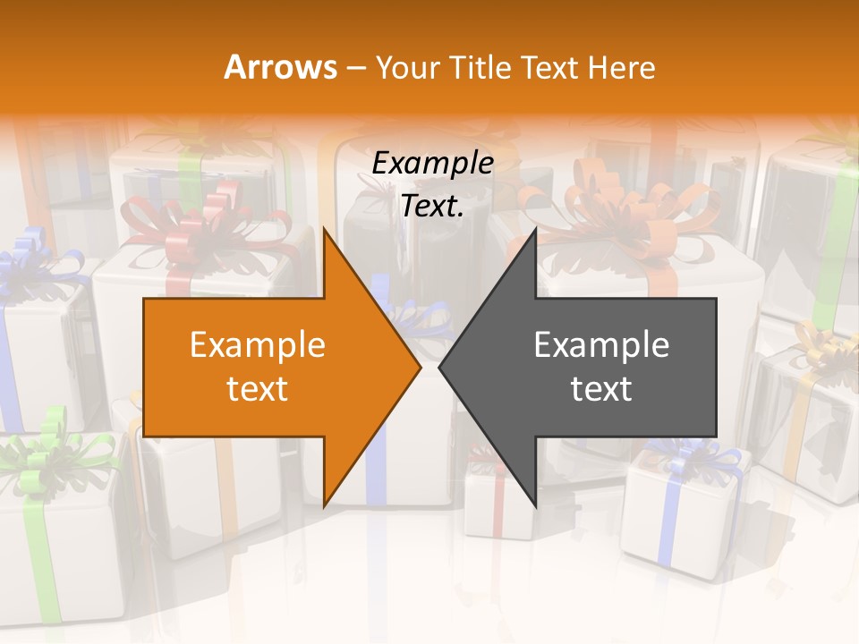 Schleife Gewinn Hochzeit PowerPoint Template