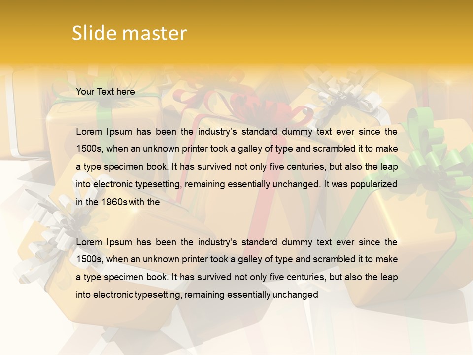 Verteil Gutschein Heirat PowerPoint Template