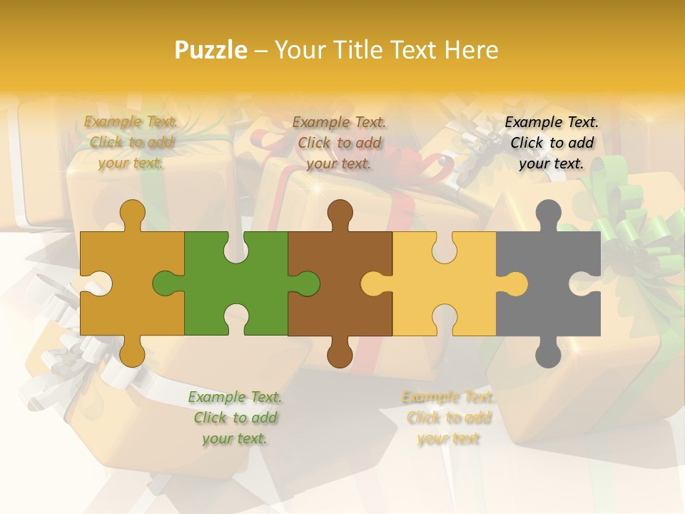 Verteil Gutschein Heirat PowerPoint Template