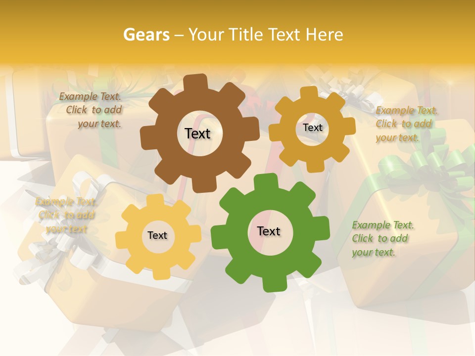 Verteil Gutschein Heirat PowerPoint Template