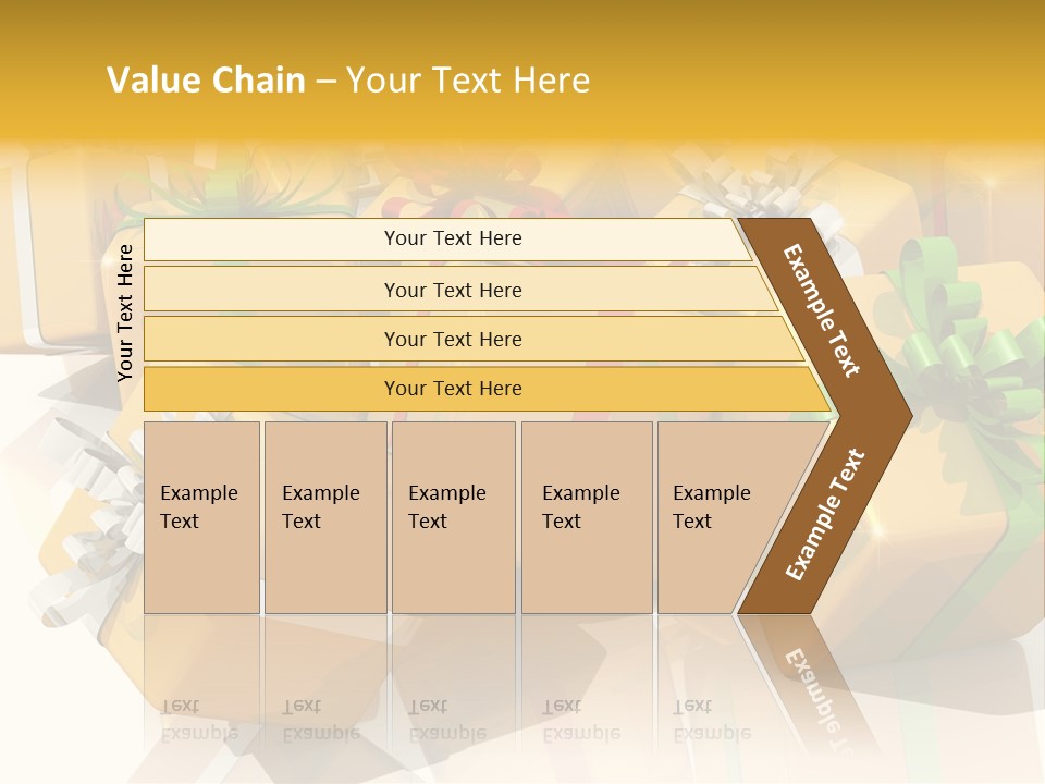 Verteil Gutschein Heirat PowerPoint Template