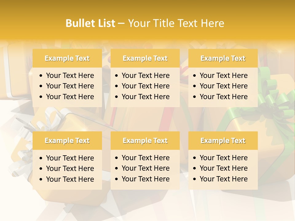 Verteil Gutschein Heirat PowerPoint Template