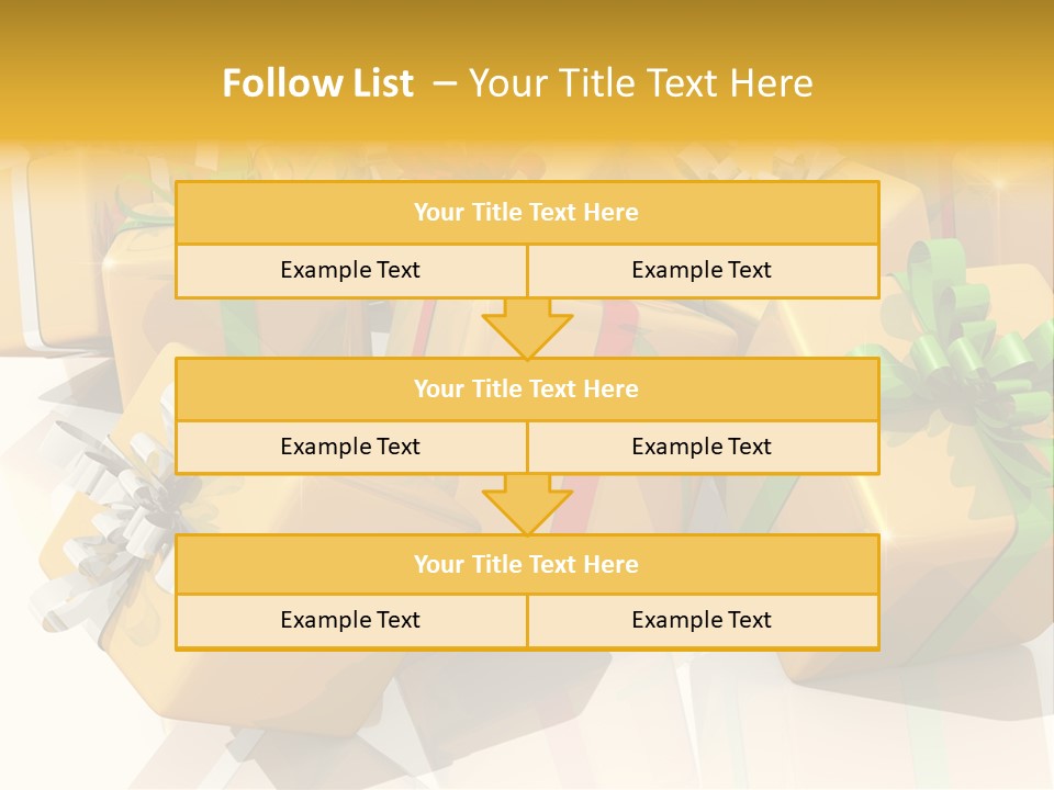 Verteil Gutschein Heirat PowerPoint Template