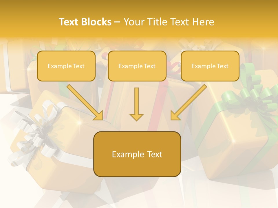 Verteil Gutschein Heirat PowerPoint Template