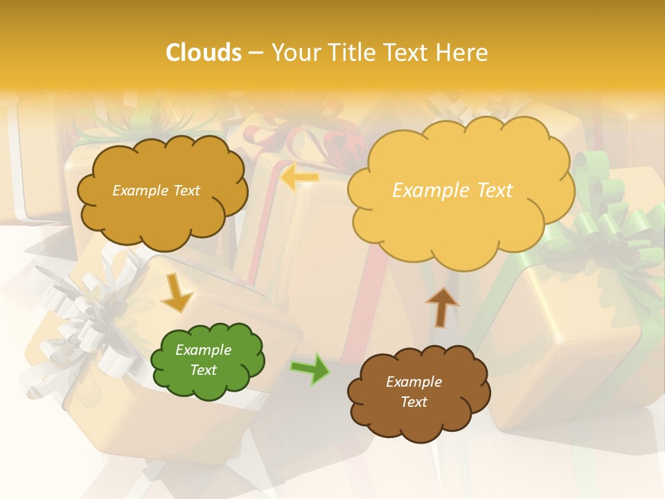 Verteil Gutschein Heirat PowerPoint Template