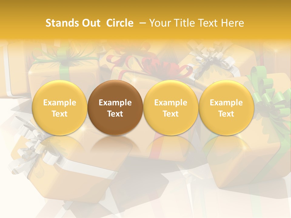 Verteil Gutschein Heirat PowerPoint Template