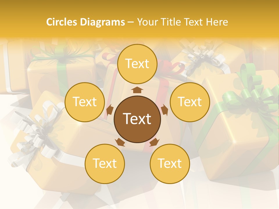 Verteil Gutschein Heirat PowerPoint Template