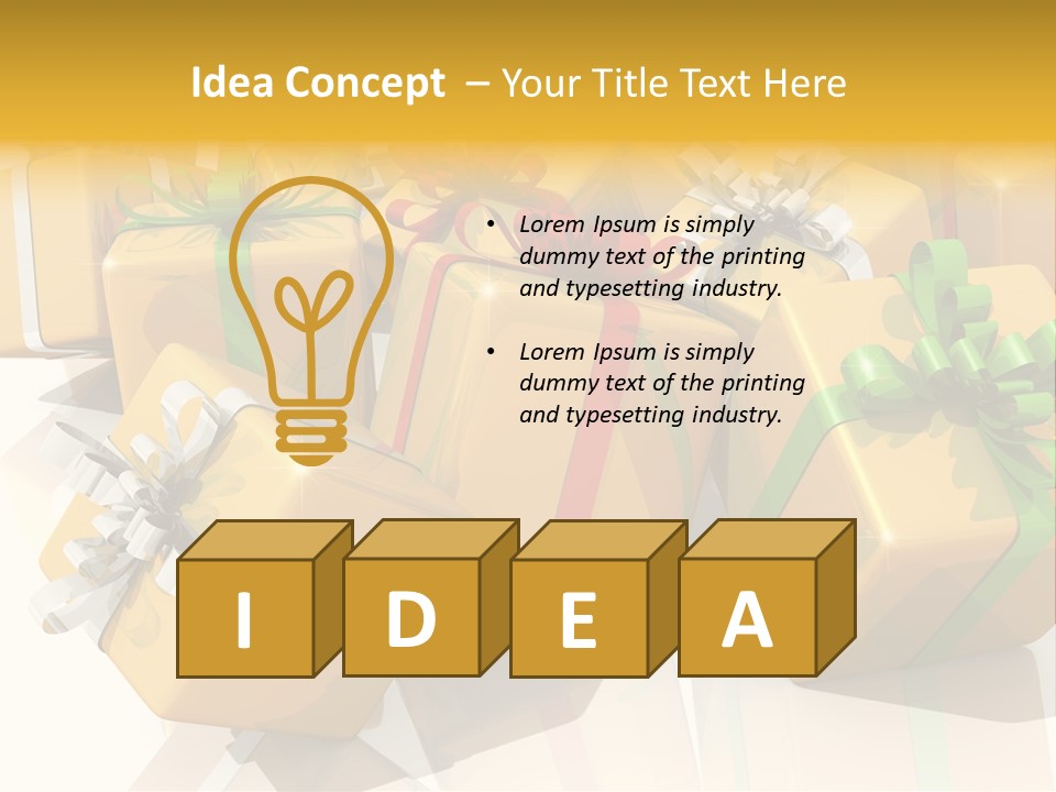 Verteil Gutschein Heirat PowerPoint Template