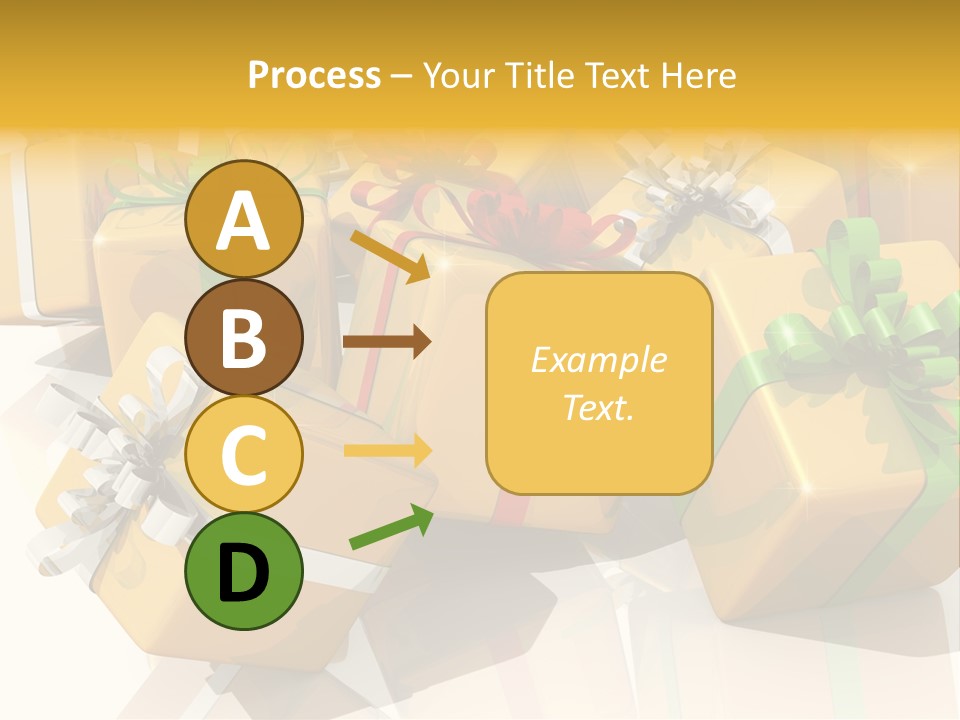 Verteil Gutschein Heirat PowerPoint Template