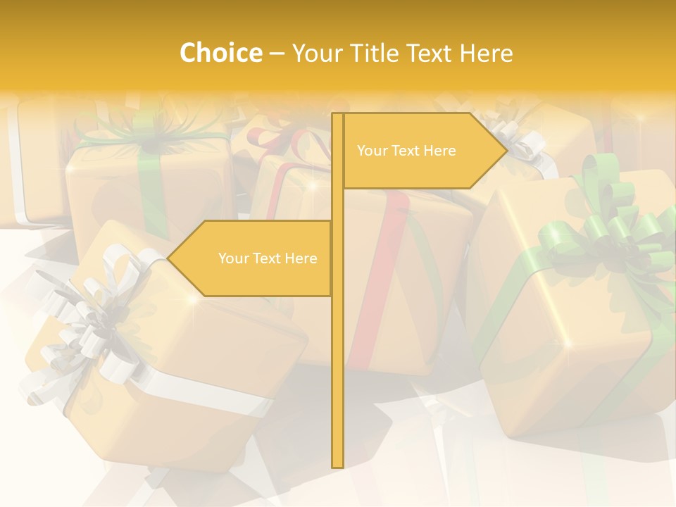 Verteil Gutschein Heirat PowerPoint Template