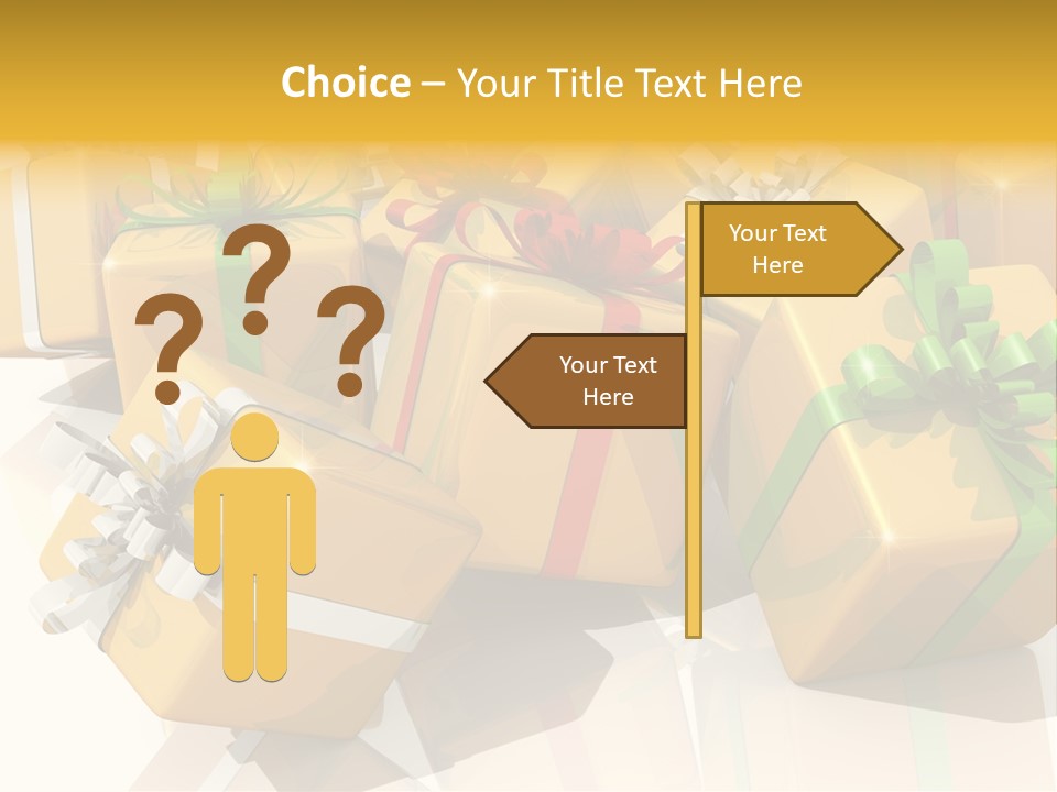 Verteil Gutschein Heirat PowerPoint Template