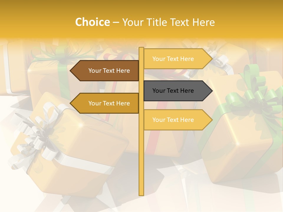 Verteil Gutschein Heirat PowerPoint Template