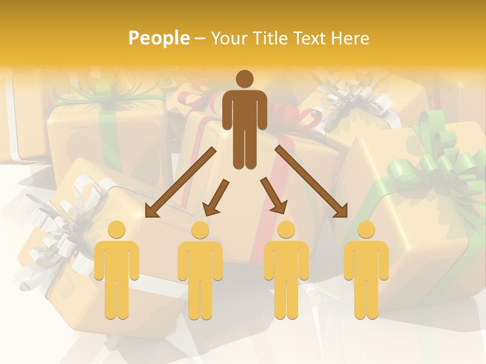 Verteil Gutschein Heirat PowerPoint Template