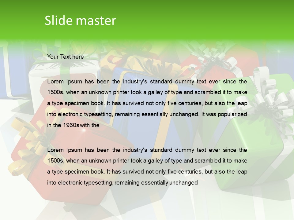 Ostern Ausgeben Business PowerPoint Template