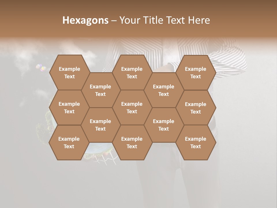 Planet White Heart PowerPoint Template