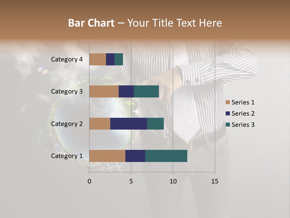 Planet White Heart PowerPoint Template