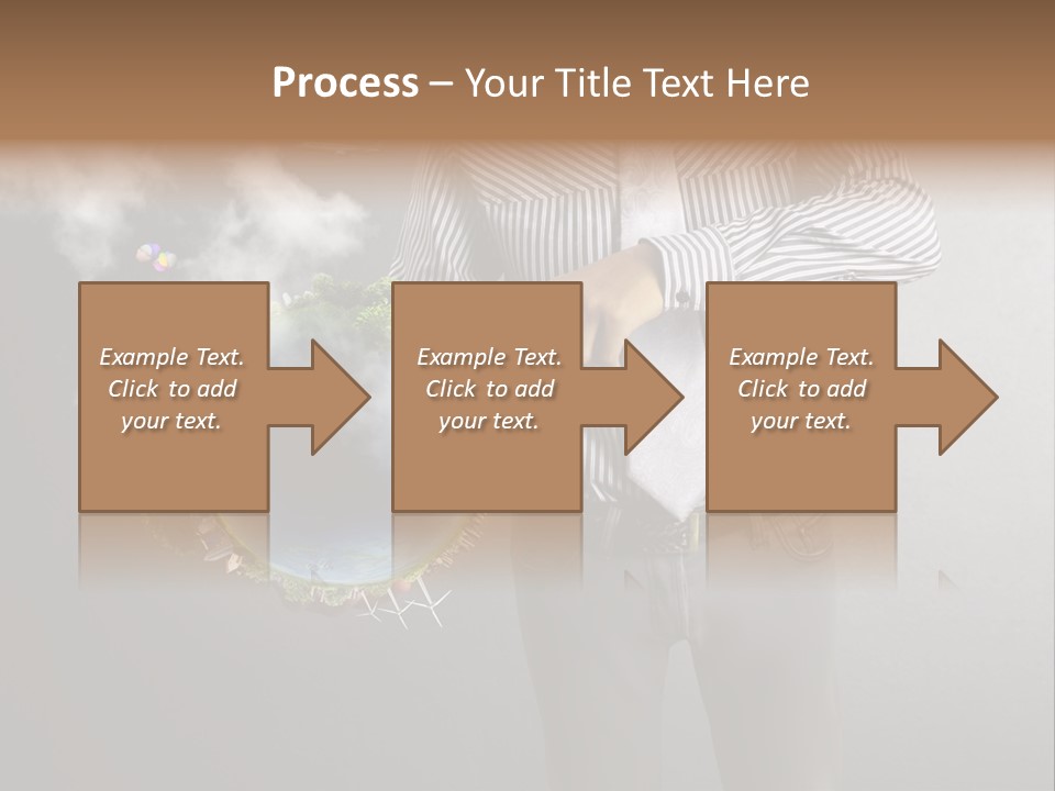 Planet White Heart PowerPoint Template