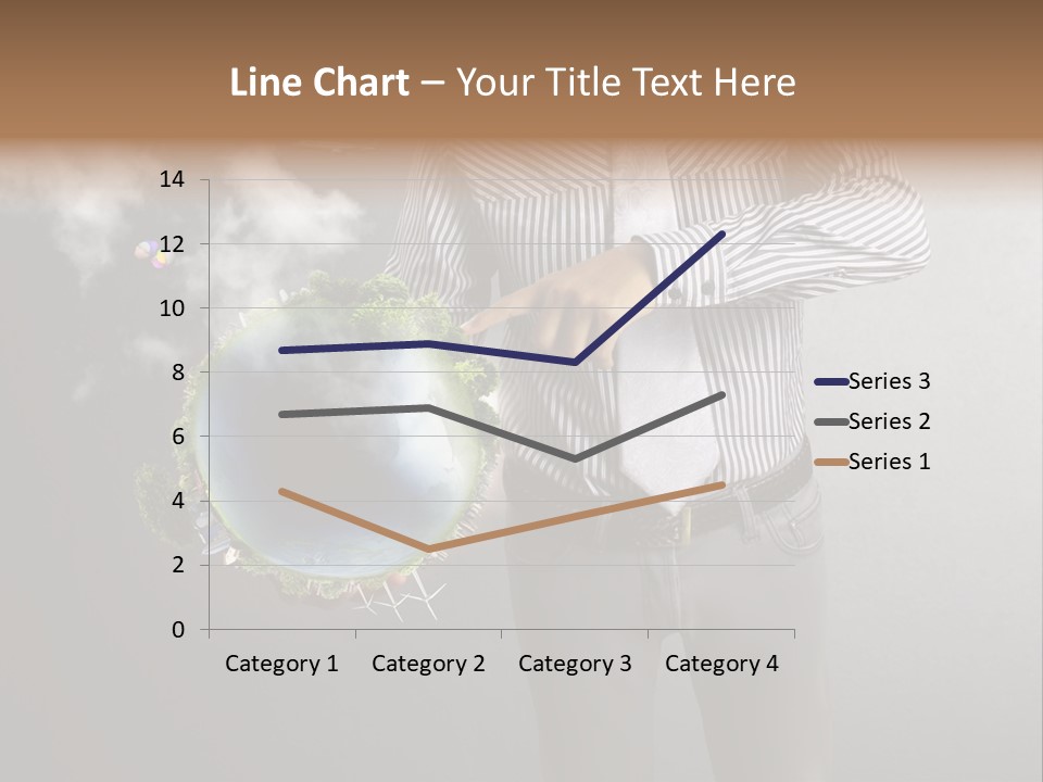 Planet White Heart PowerPoint Template