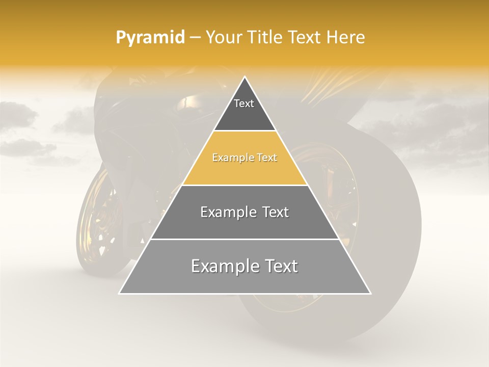 Giallo Chopper Isolato PowerPoint Template