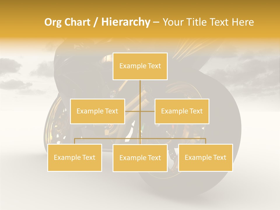 Giallo Chopper Isolato PowerPoint Template