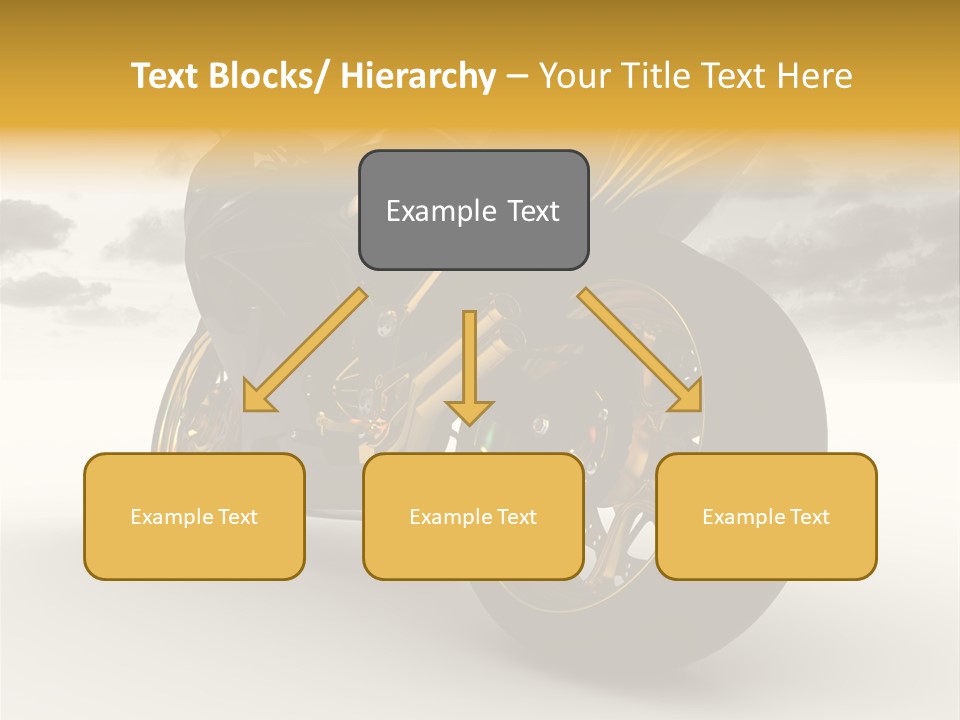 Giallo Chopper Isolato PowerPoint Template