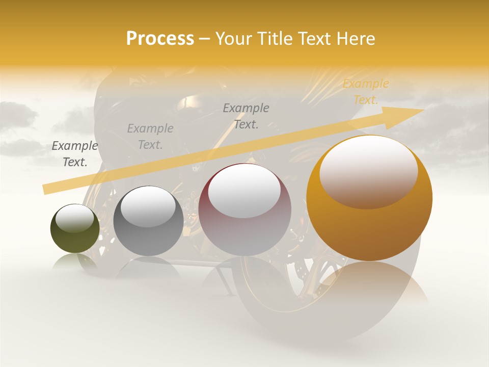 Giallo Chopper Isolato PowerPoint Template