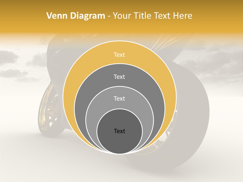 Giallo Chopper Isolato PowerPoint Template