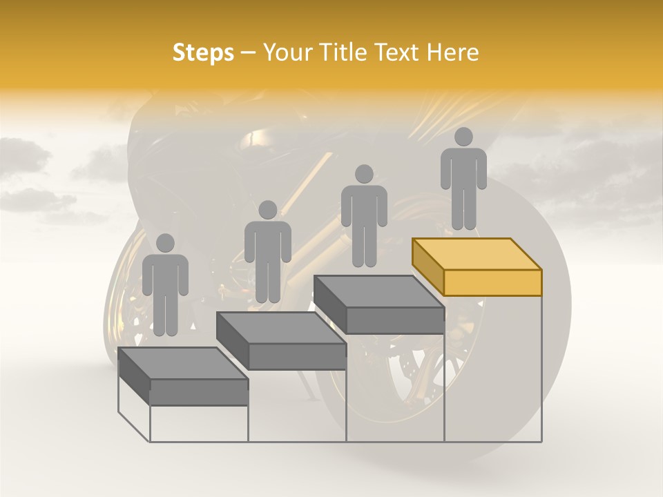 Giallo Chopper Isolato PowerPoint Template