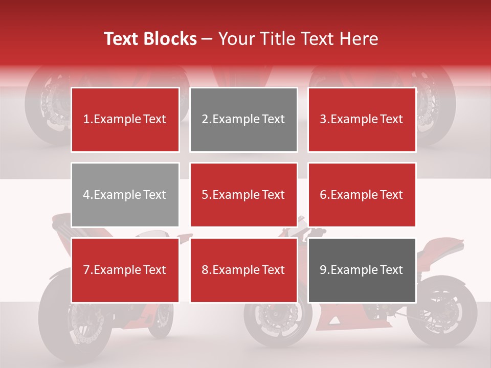 Front Tachometer Nera PowerPoint Template