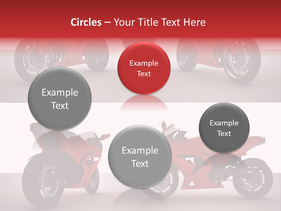 Front Tachometer Nera PowerPoint Template