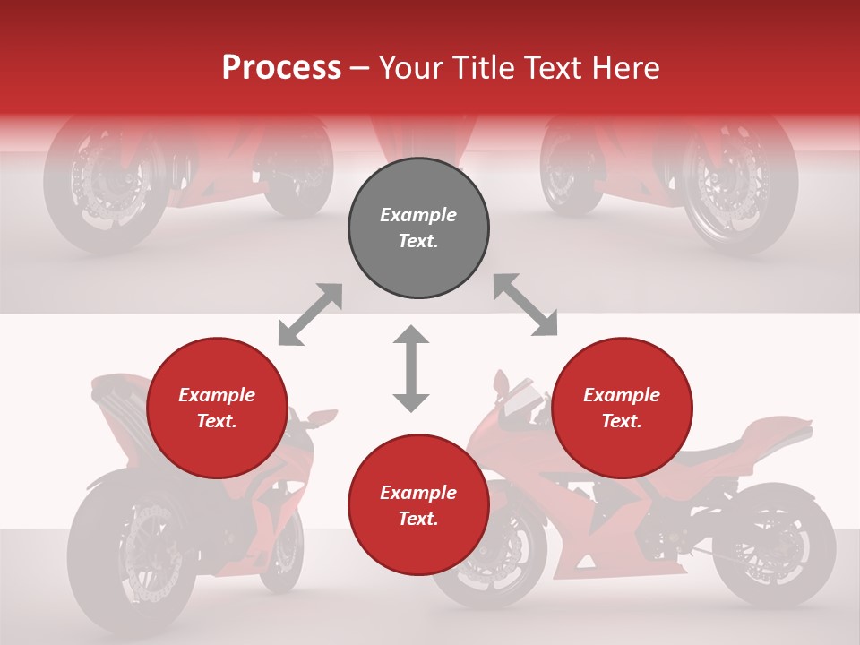 Front Tachometer Nera PowerPoint Template